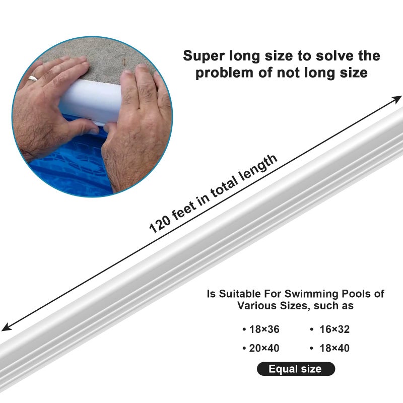 SuperDi Plastic 120ft Roll QP1562 Swimming Pool Liner Lock - Image 3